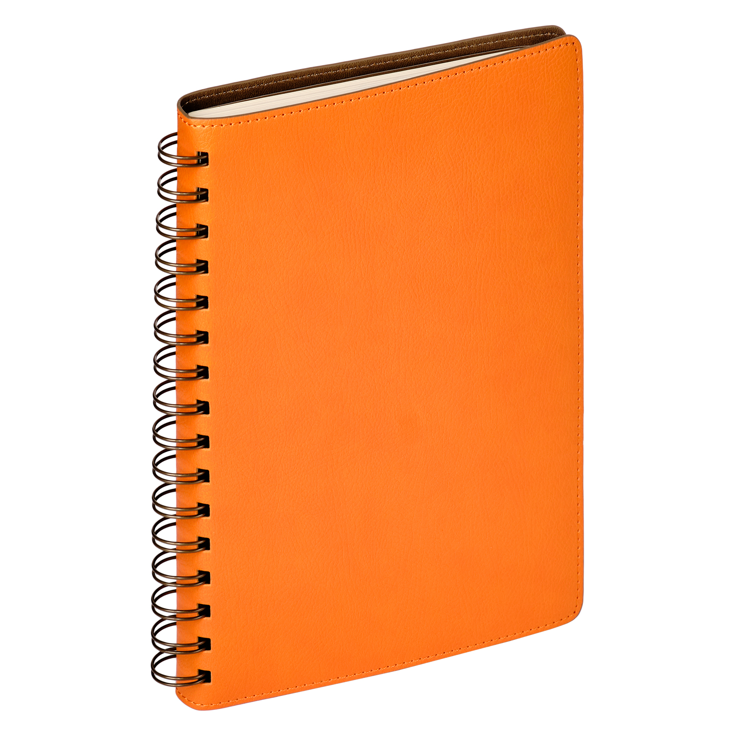 Ежедневник Portobello Trend, Vista, недатированный, оранжевый/коричневый