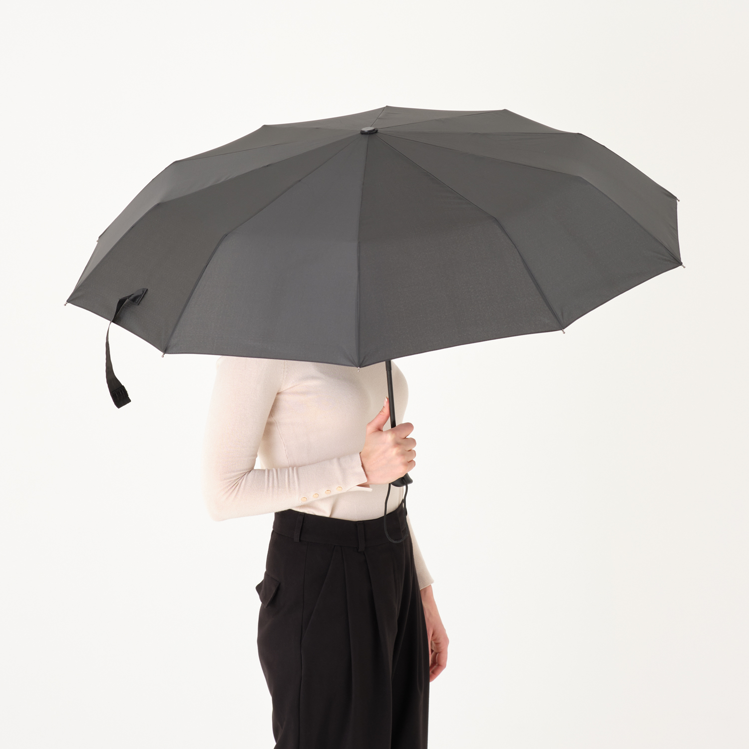 Зонт складной Levante, черный