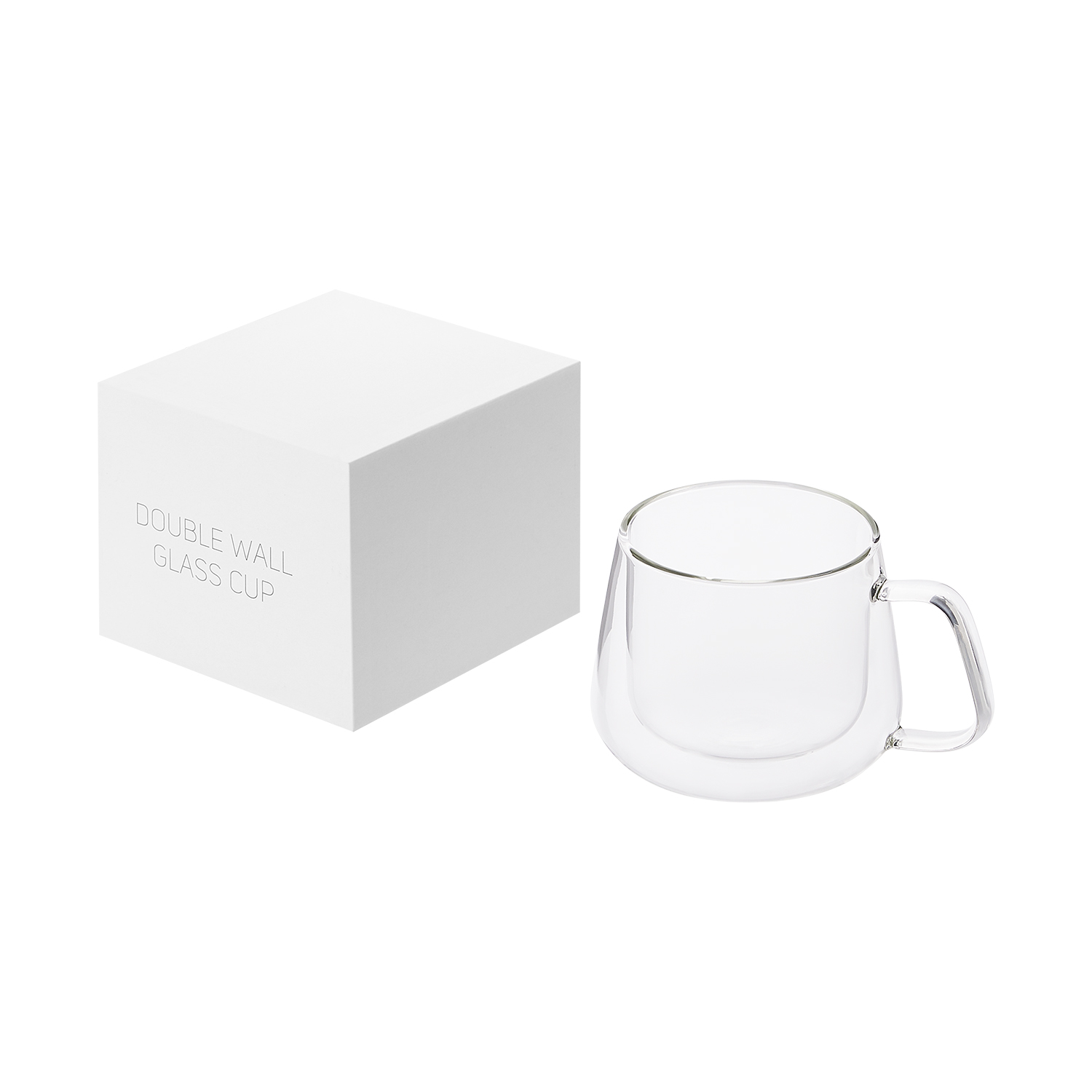 Кружка стеклянная с двойными стенками Dolce