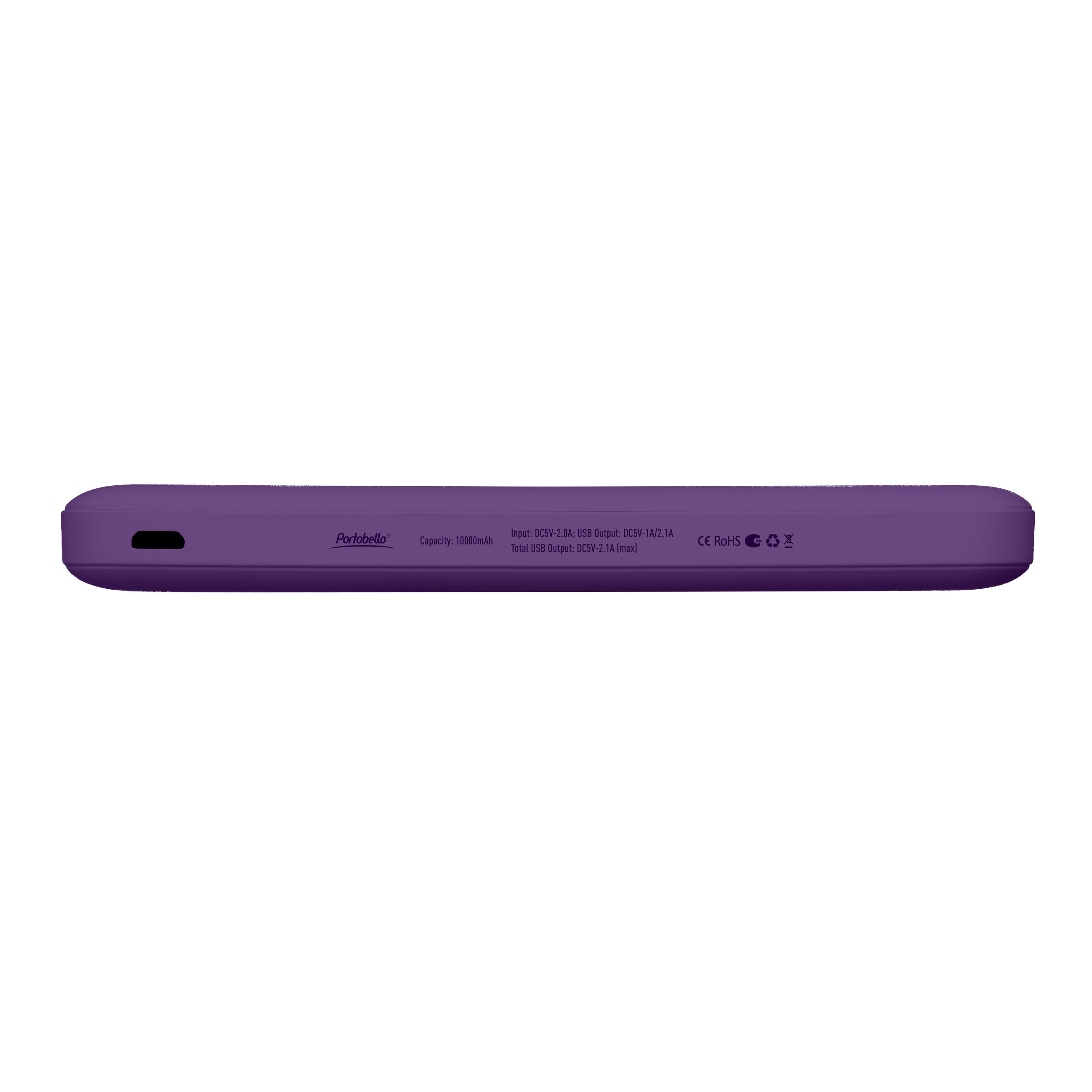 Внешний аккумулятор, Elari Plus, 10000 mAh, фиолетовый