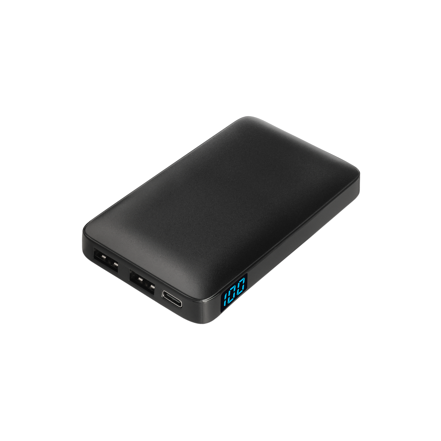 Внешний аккумулятор с цветной подсветкой Ancor Max 5000 mAh, черный