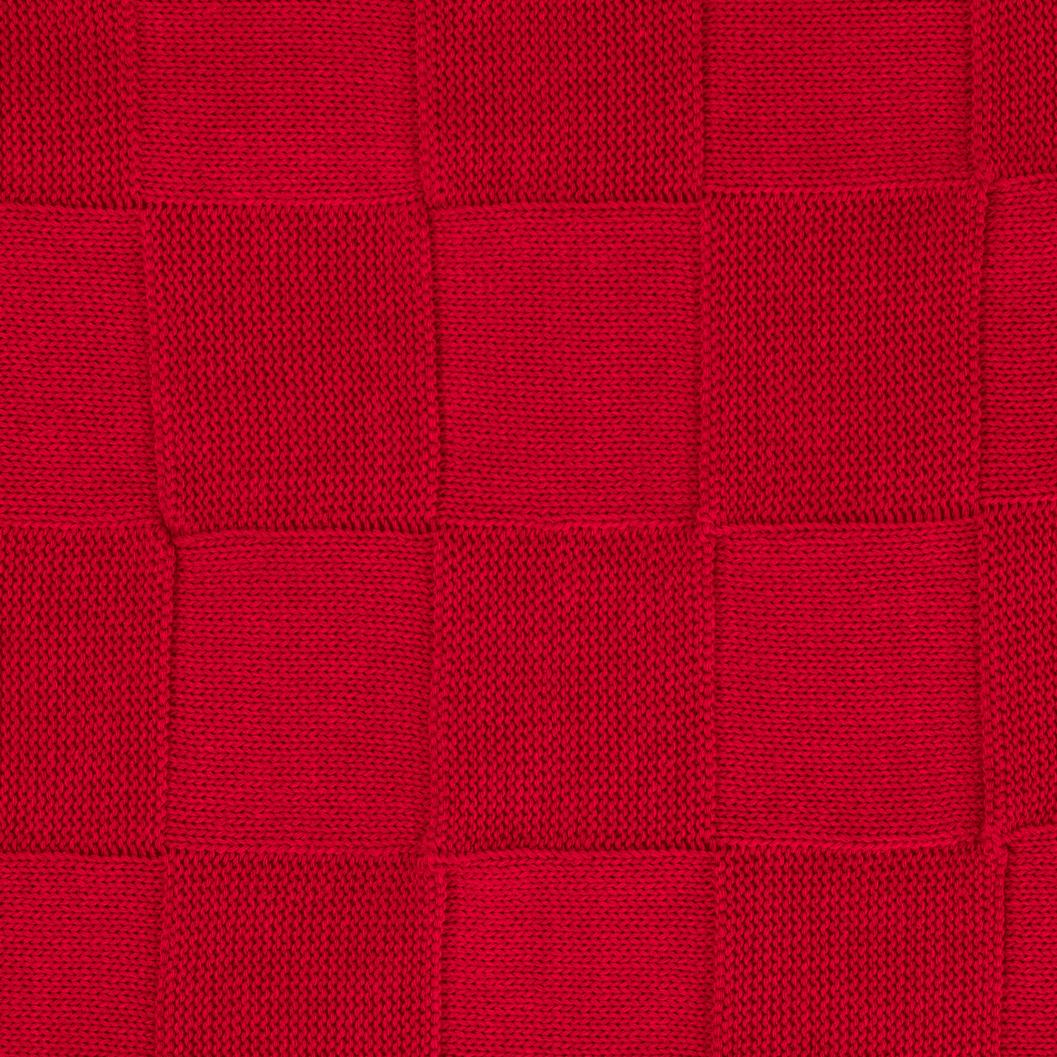 Плед Cella вязаный, красный (без подарочной коробки)