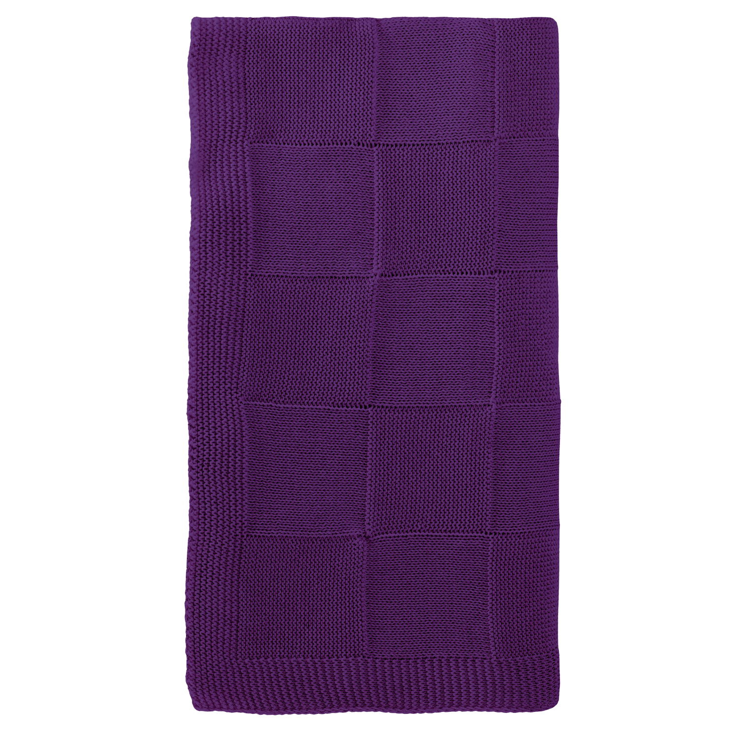 Плед Cella вязаный, фиолетовый (без подарочной коробки)