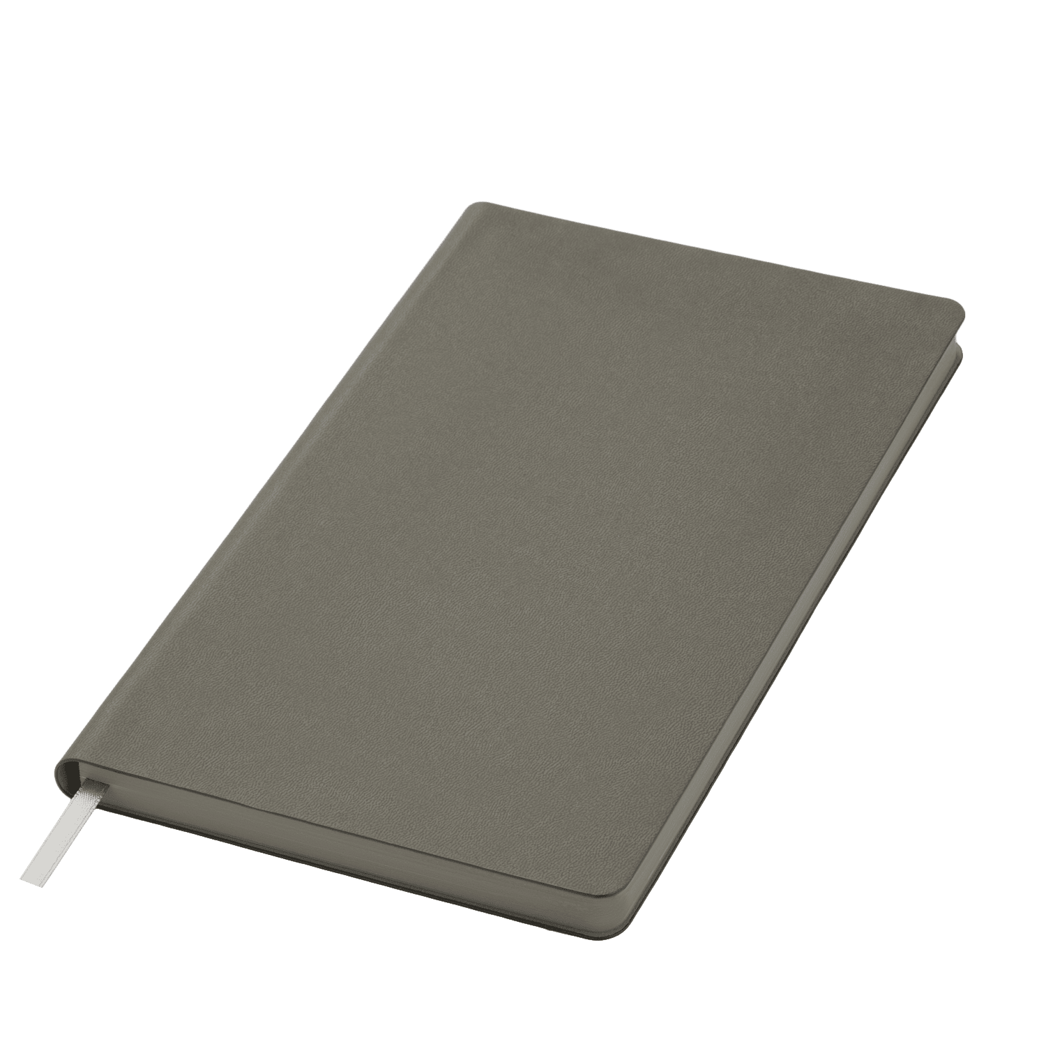 Ежедневник Latte soft touch недатированный, серый