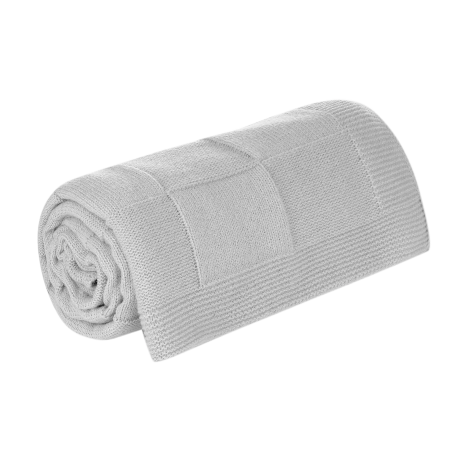 Плед Cella Soft вязаный, 160*90 см, серый
