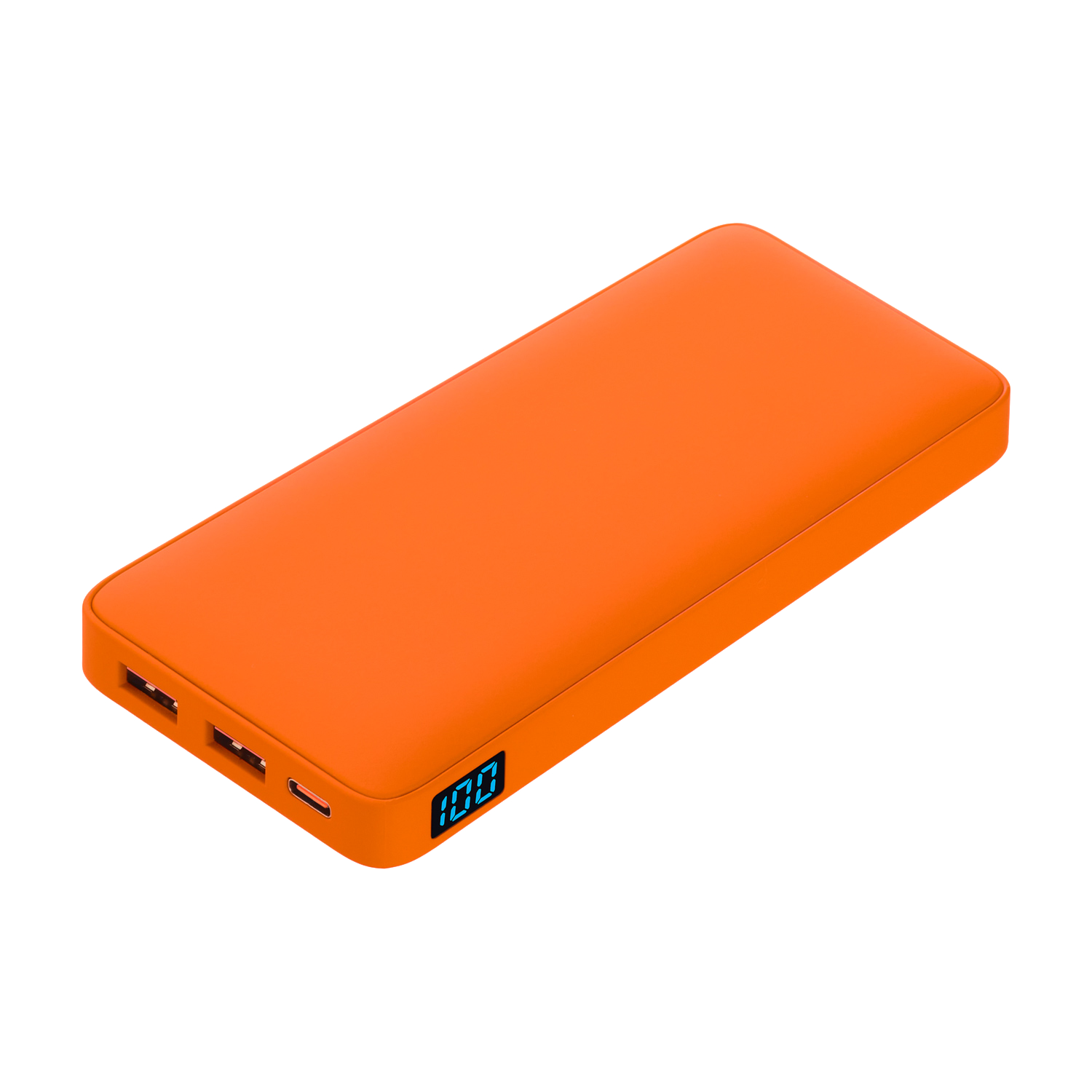 Внешний аккумулятор с подсветкой Ancor PD Plus 10000 mAh, оранжевый