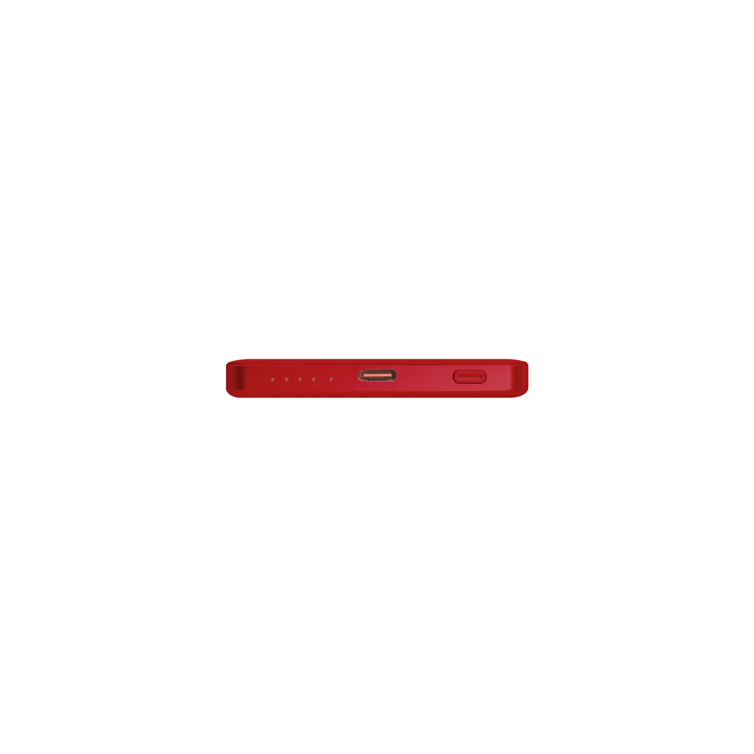 Внешний аккумулятор Atlantis PD 5000mAh с функцией беспроводной зарядки 15W, красный