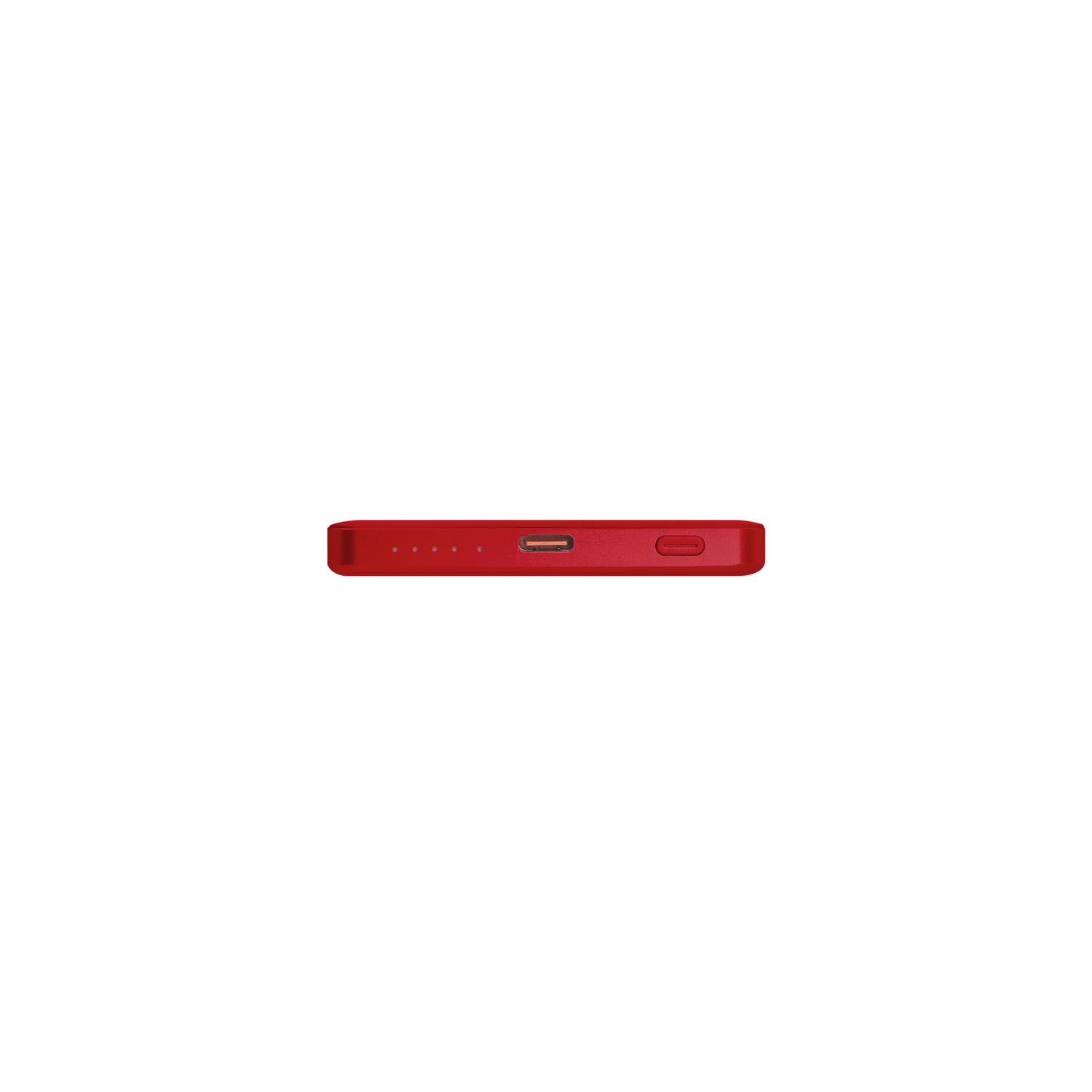 Внешний аккумулятор Atlantis PD 5000mAh с функцией беспроводной зарядки 15W, красный