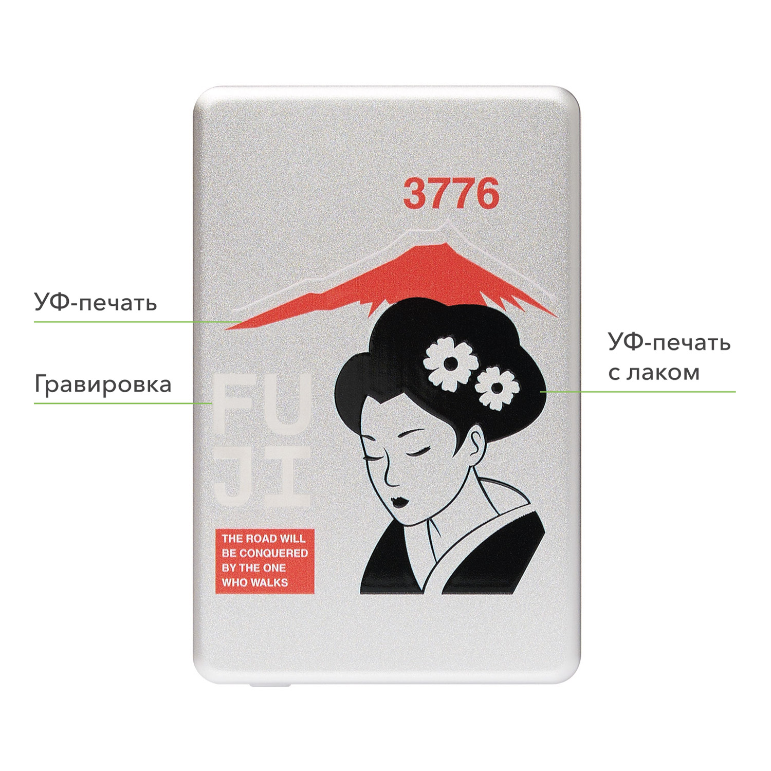 Внешний аккумулятор Atlantis PD 5000mAh с функцией беспроводной зарядки 15W, серебряный