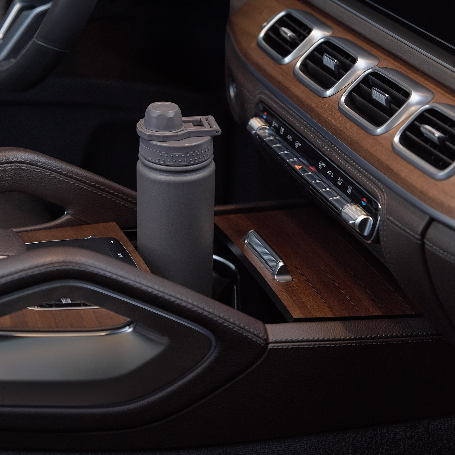 Термобутылка вакуумная герметичная Savona, серая