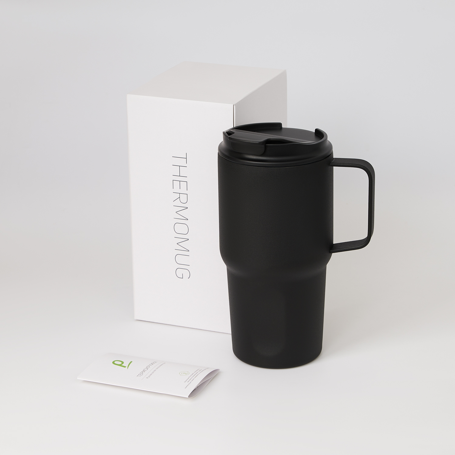 Термокружка вакуумная Aventura, черная