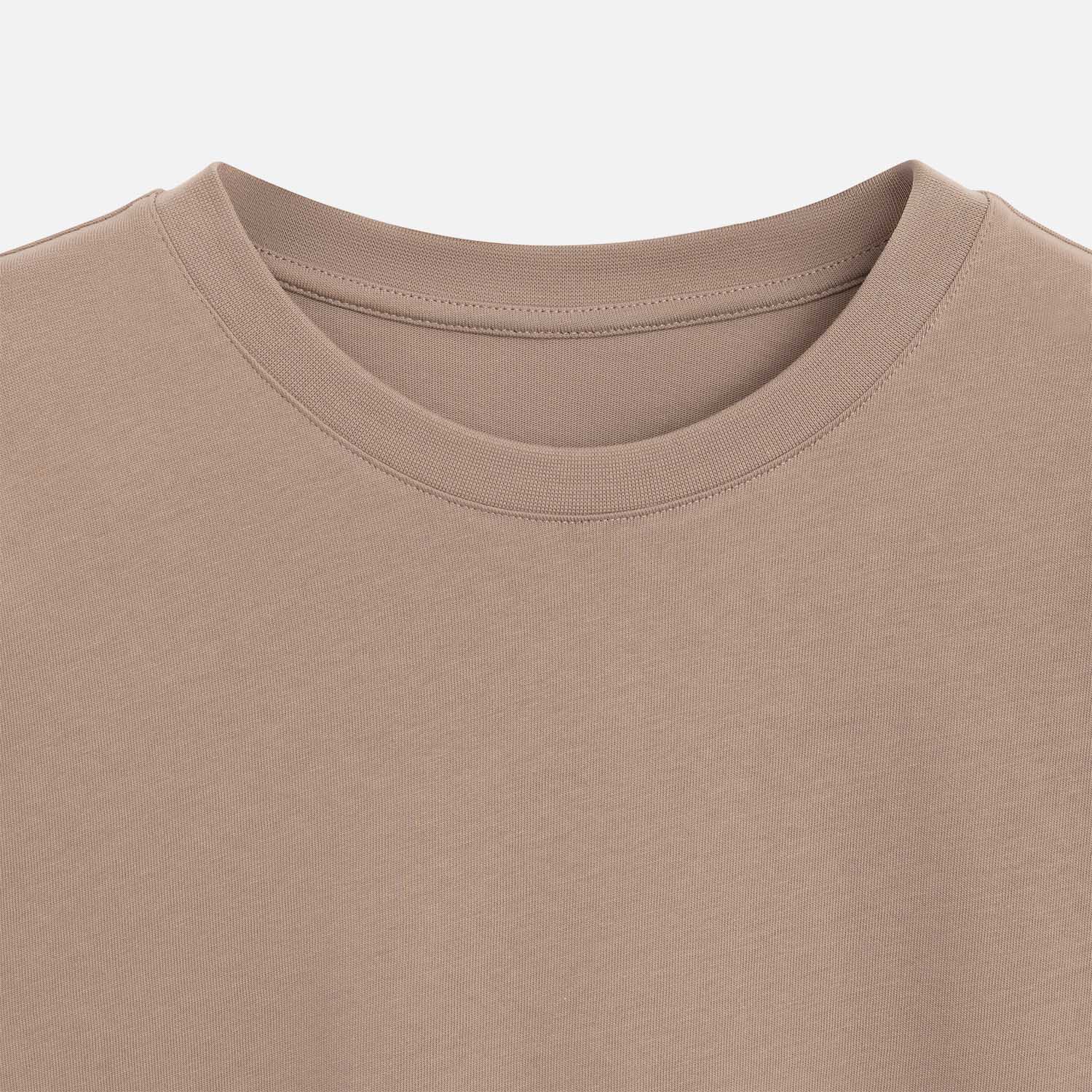 Футболка унисекс RUST NEO, 100% хлопок, 240 гр., бежевый (мокко), размер XL/2XL