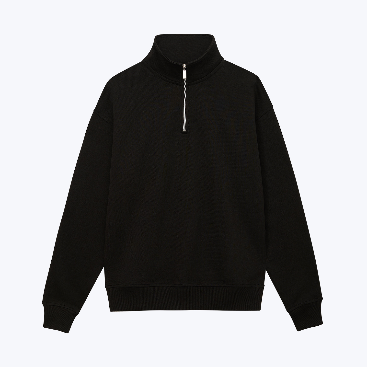 Толстовка на молнии унисекс FLOW, черная, размер 3XL/4XL