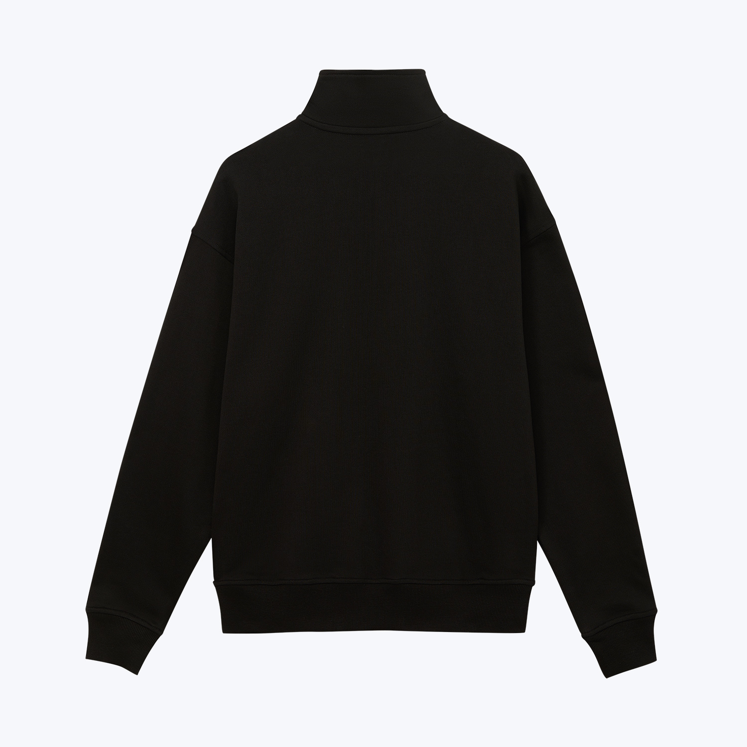 Толстовка на молнии унисекс FLOW, черная, размер 3XL/4XL