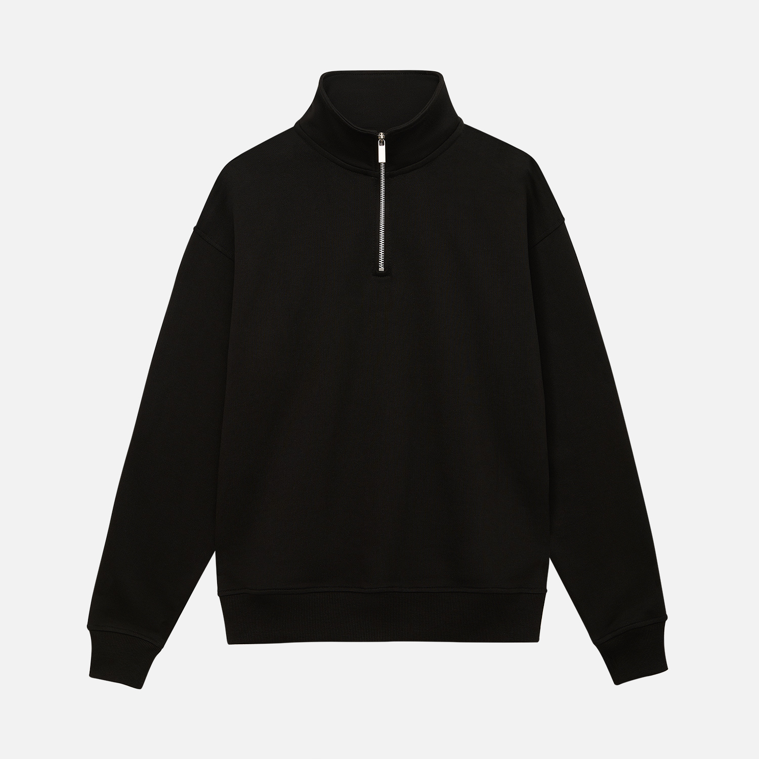 Толстовка на молнии унисекс FLOW, черная, размер 3XL/4XL