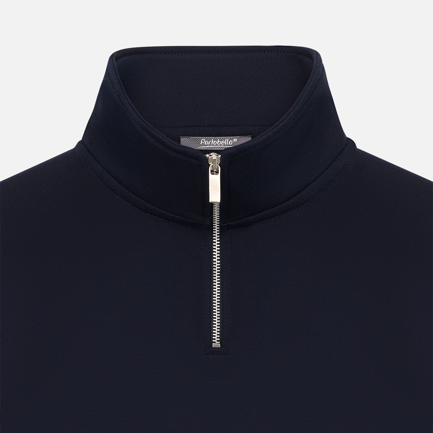 Толстовка на молнии унисекс FLOW, темно-синяя, размер 3XL/4XL