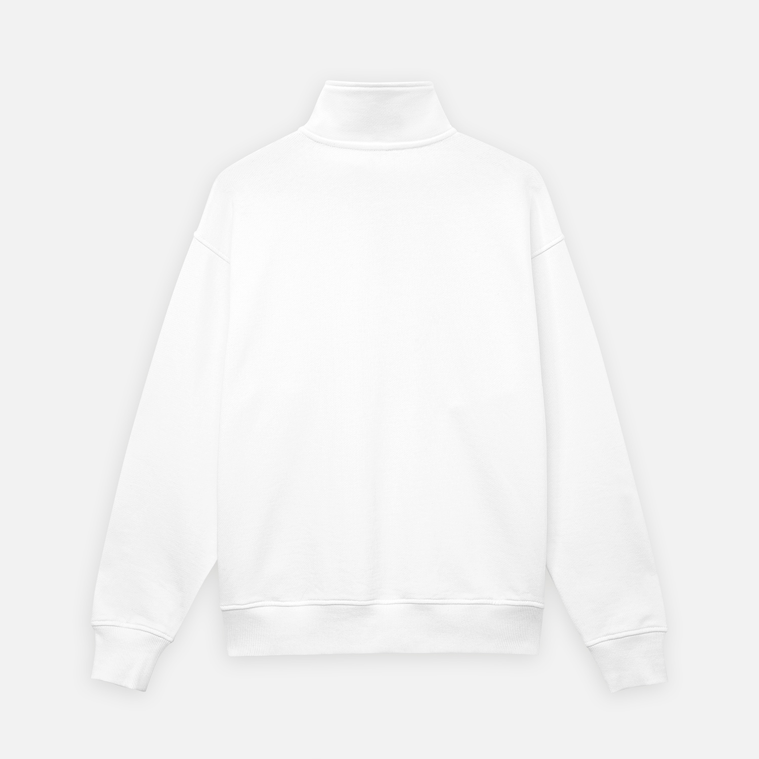Толстовка на молнии унисекс FLOW, белая, размер XL/2XL