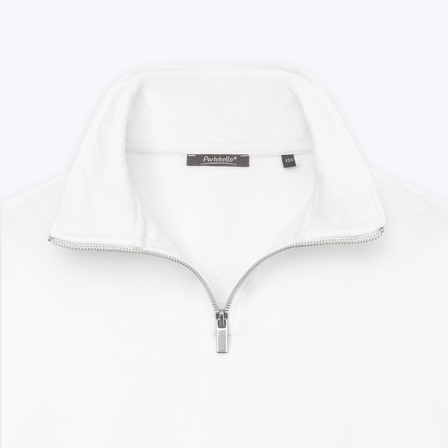 Толстовка на молнии унисекс FLOW, белая, размер XL/2XL