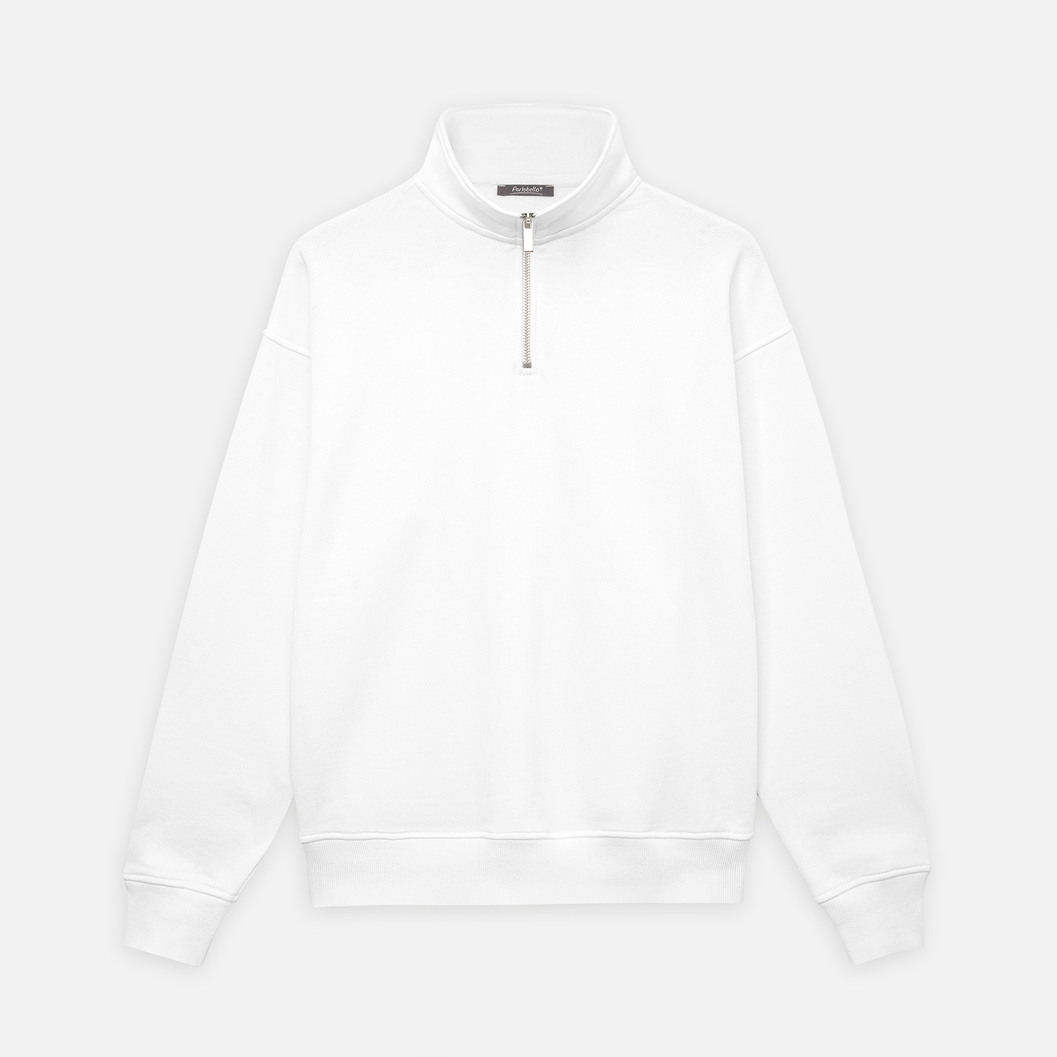 Толстовка на молнии унисекс FLOW, белая, размер XL/2XL