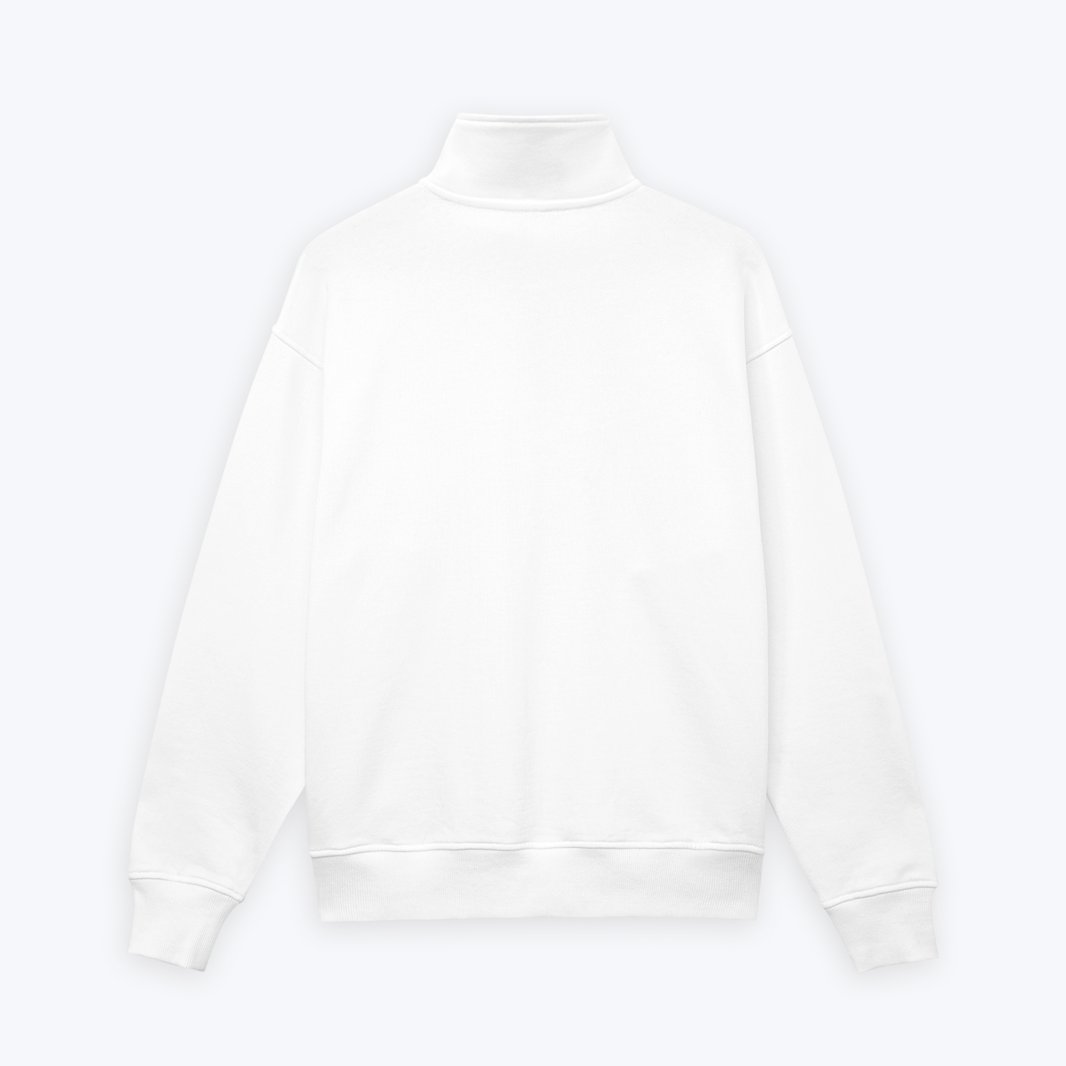 Толстовка на молнии унисекс FLOW, белая, размер 3XL/4XL