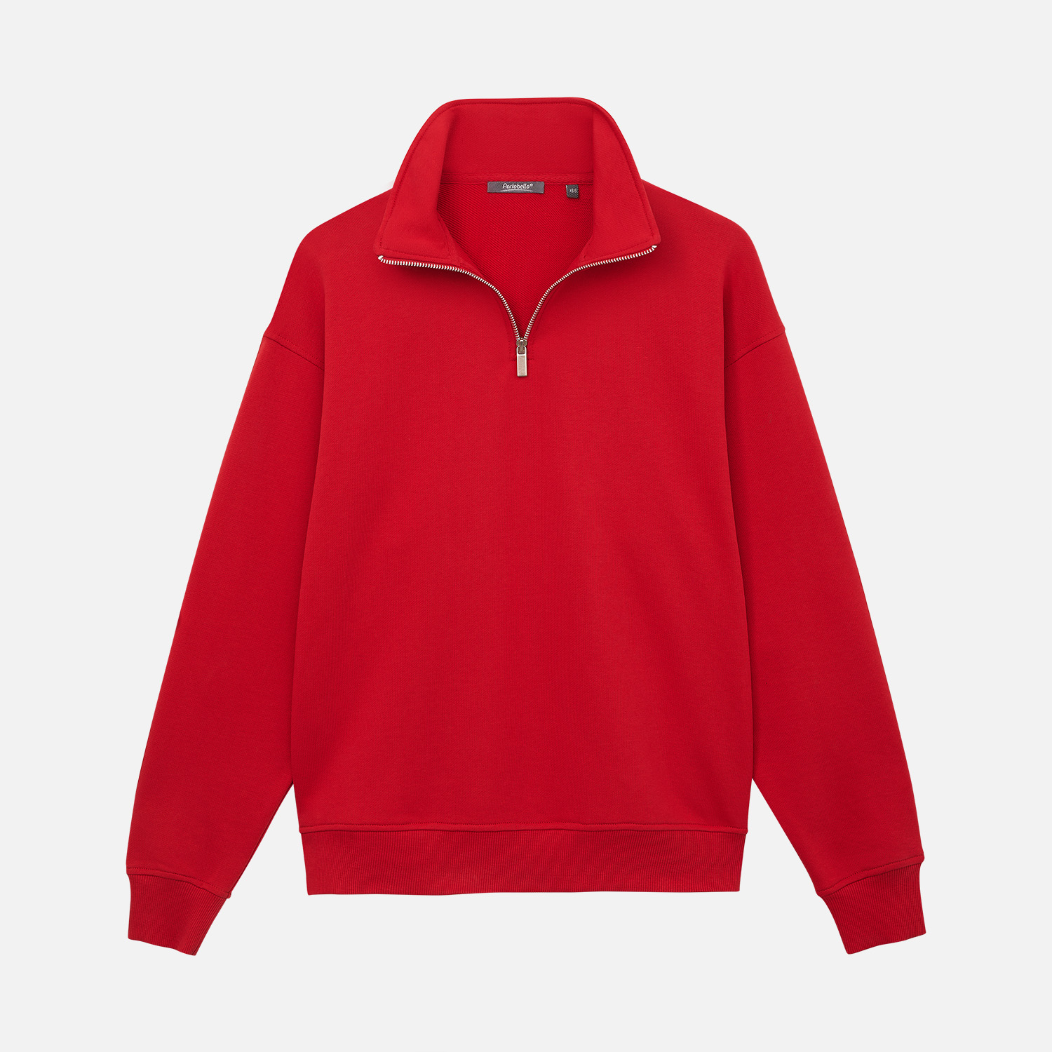 Толстовка на молнии унисекс FLOW, красная