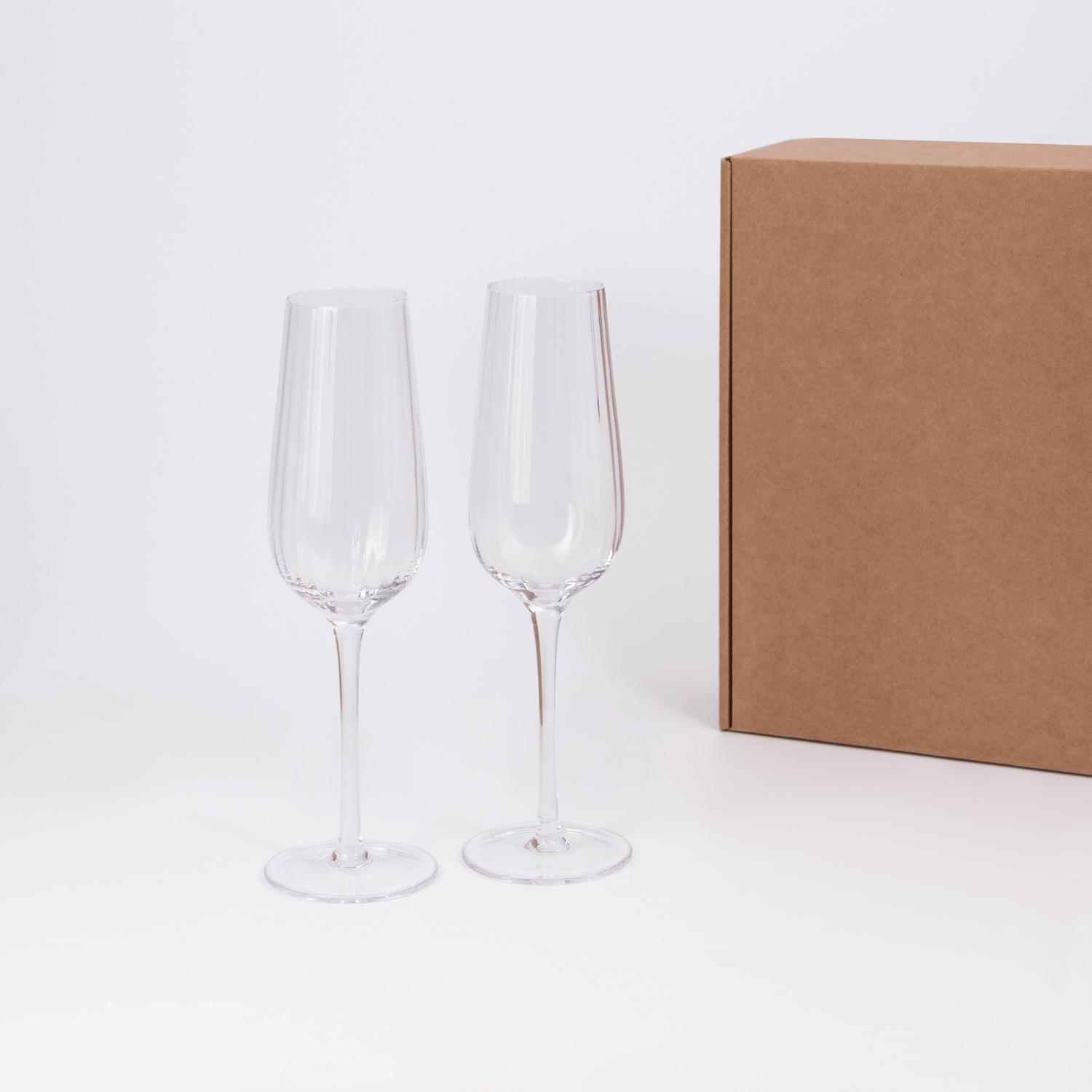 Подарочный набор 2 бокала для шампанского Blanche