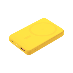 Внешний аккумулятор Largo PD 5000mAh с функцией беспроводной зарядки 15W, желтый