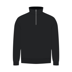 Толстовка на молнии унисекс FLOW, черная, размер 3XL/4XL