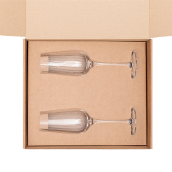 Подарочный набор 2 бокала для шампанского Blanche