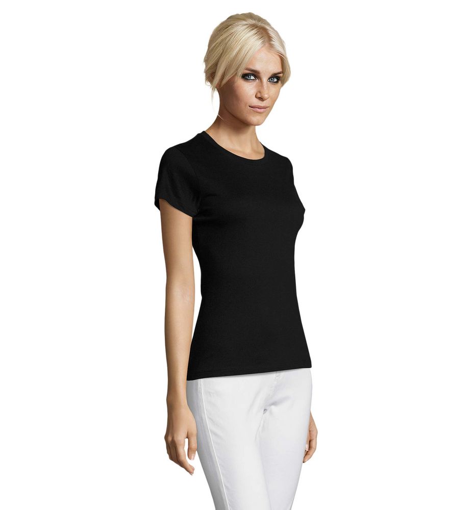 Футболка женская Regent Women черная, размер XXL