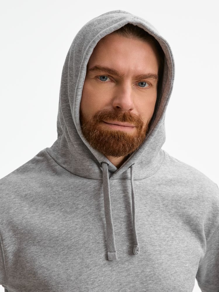 Толстовка унисекс Spencer серый меланж, размер 3XL