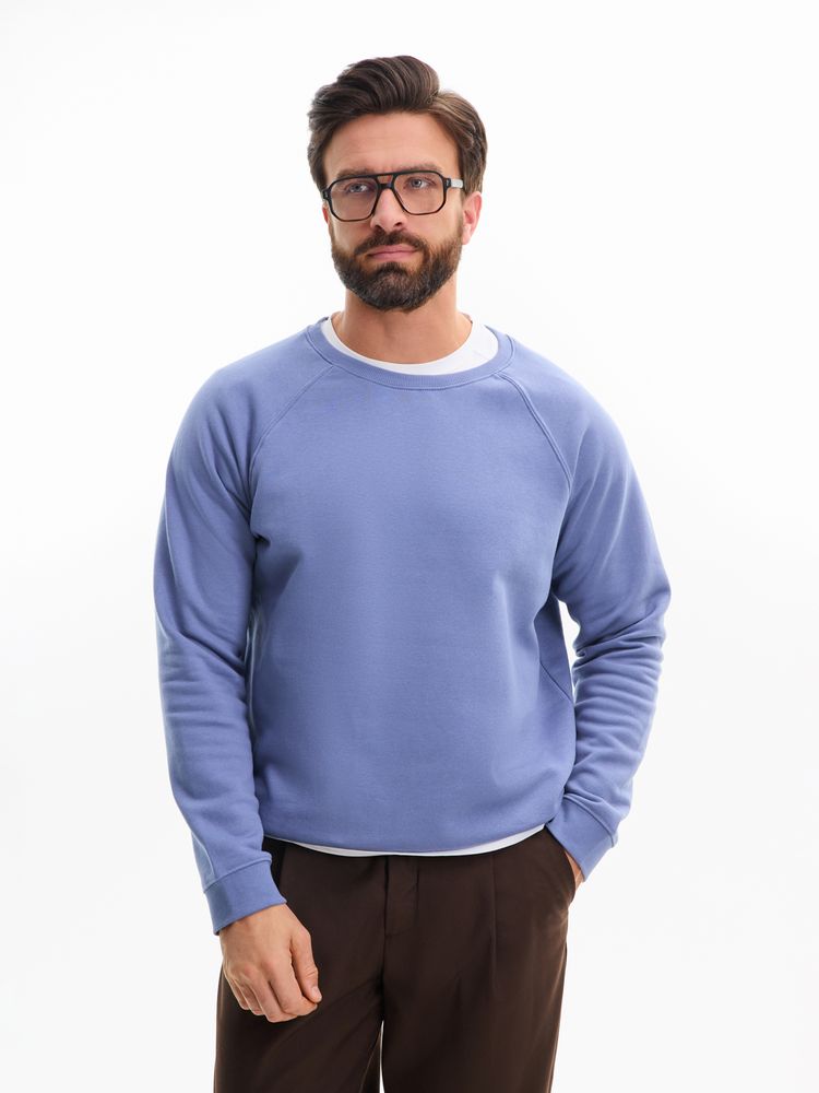 Свитшот унисекс Space, синий, размер XXS