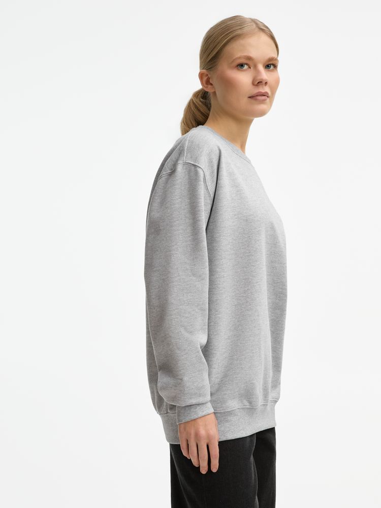 Свитшот унисекс Columbia, серый меланж, размер XXL