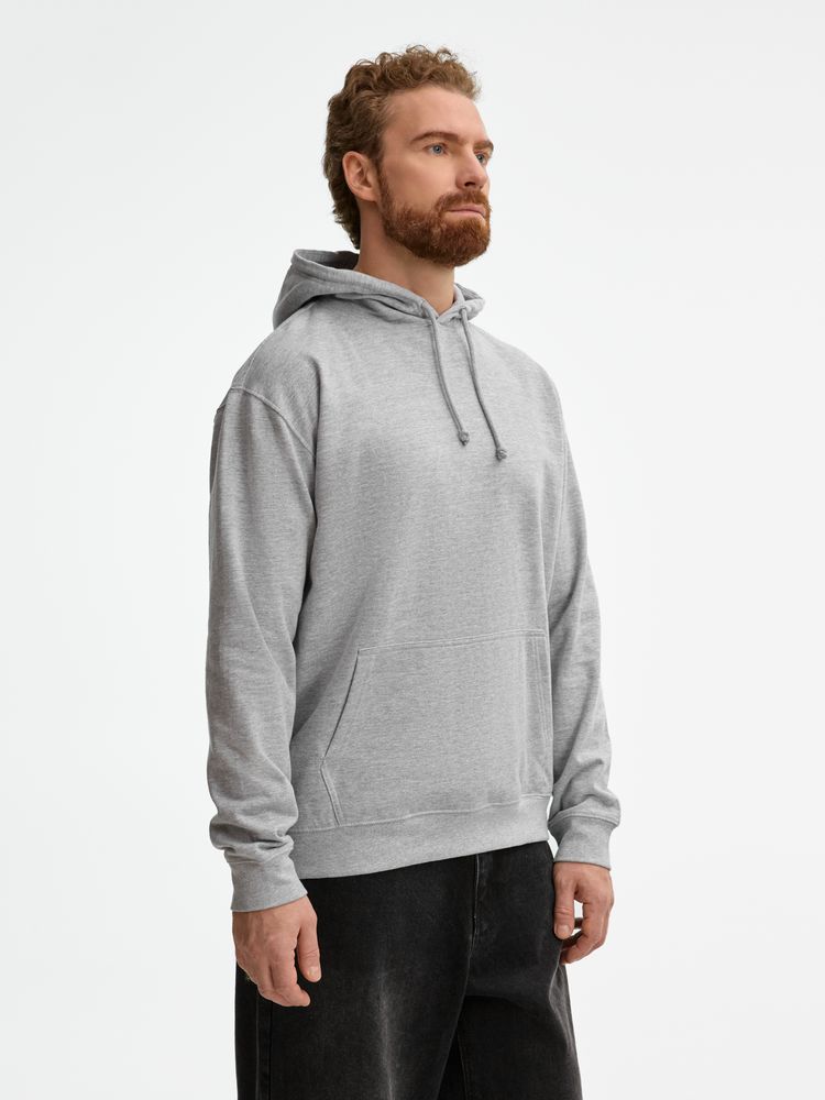 Худи унисекс Condor, серый меланж, размер 5XL