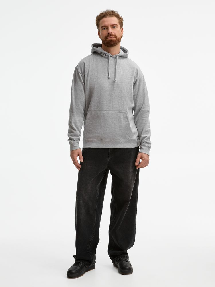 Худи унисекс Condor, серый меланж, размер 5XL