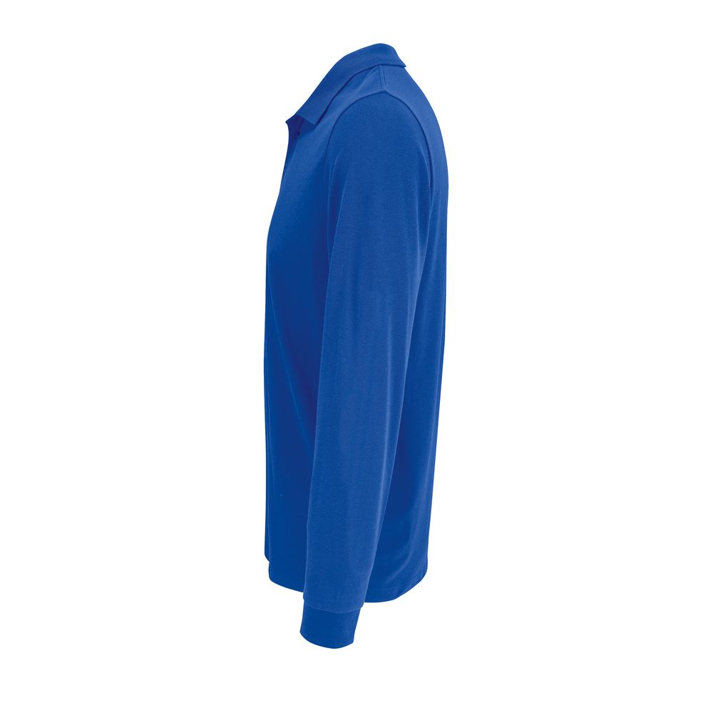 Рубашка поло с длинным рукавом Prime LSL, ярко-синяя (royal), размер 3XL