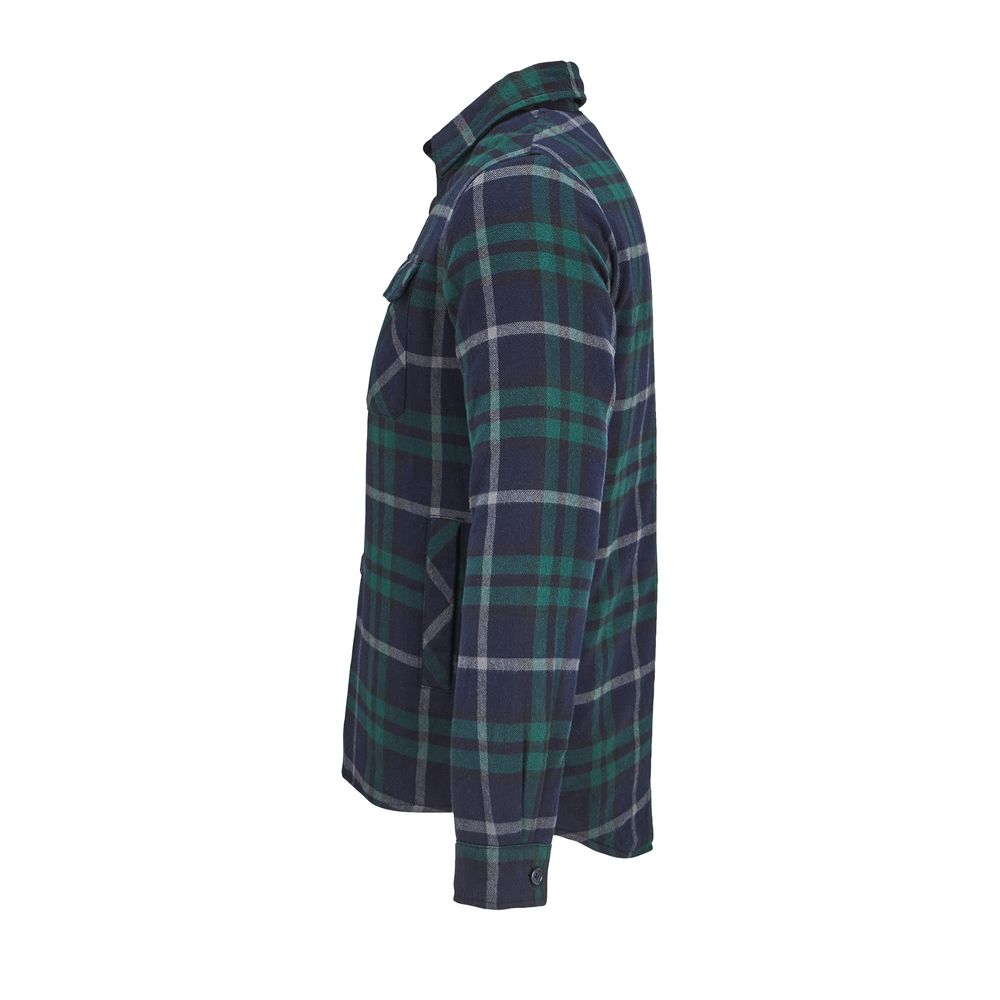 Куртка-рубашка оверсайз унисекс Noah, темно-зеленая, размер 3 (3XL/4XL)