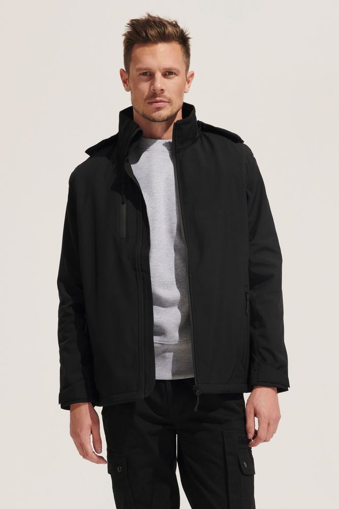 Куртка-трансформер унисекс Falcon, черная, размер XL