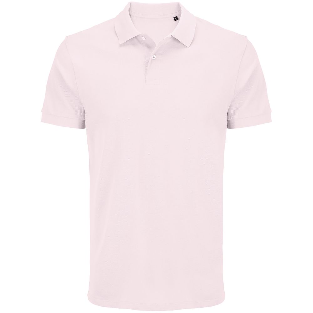 Рубашка поло унисекс Pacific, светло-розовая, размер S