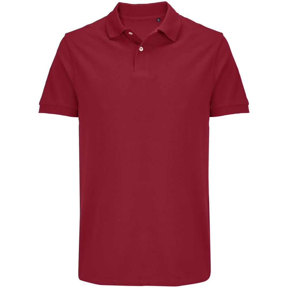 Рубашка поло унисекс Pacific, красная (бургунди), размер XXL