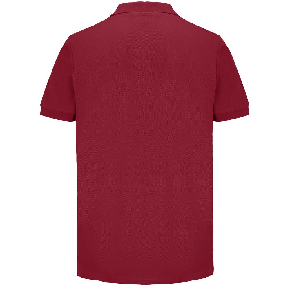 Рубашка поло унисекс Pacific, красная (бургунди), размер XXL