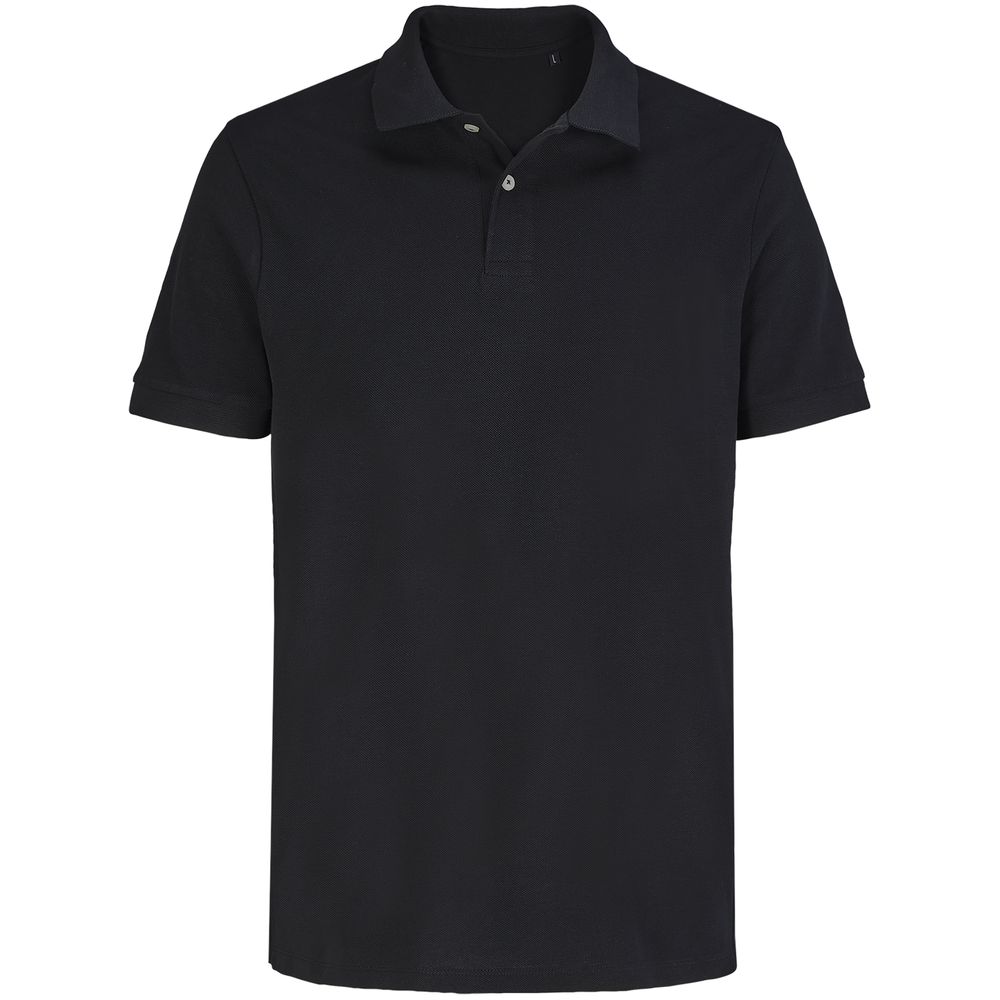 Рубашка поло унисекс Pacific, черная, размер 5XL