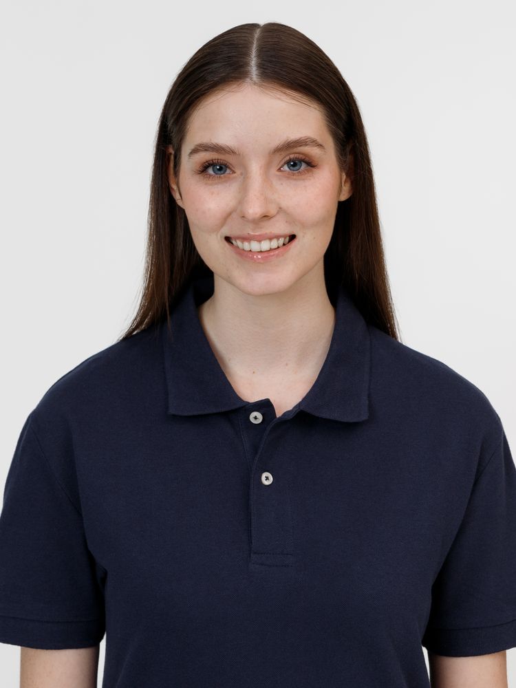 Рубашка поло унисекс Pacific, кобальт (темно-синяя), размер 5XL