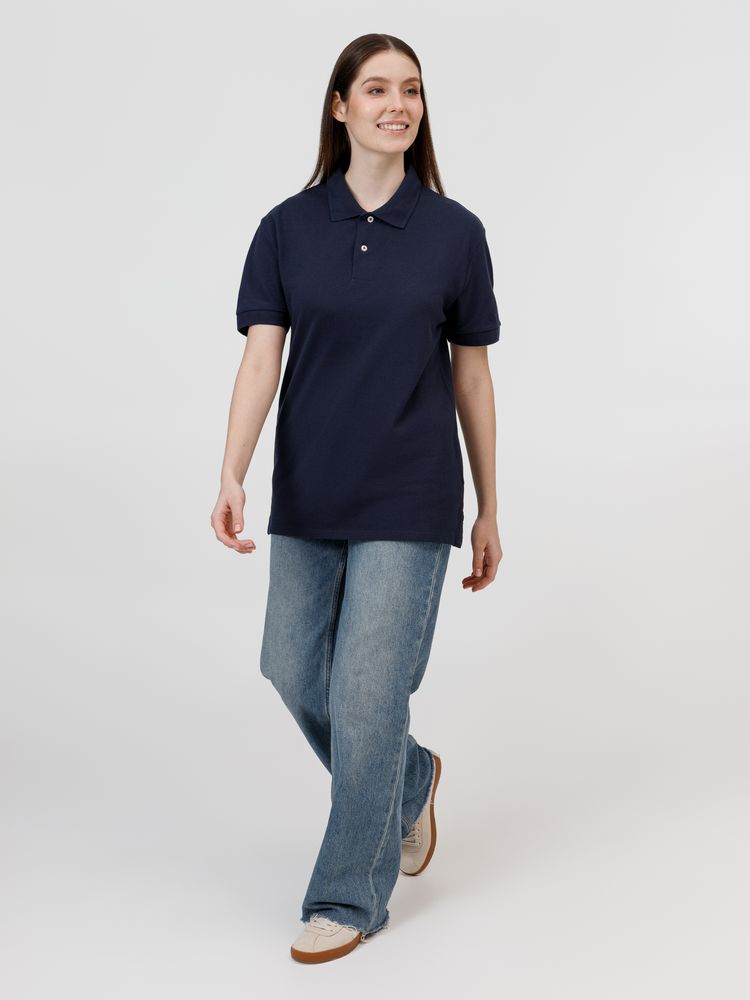 Рубашка поло унисекс Pacific, кобальт (темно-синяя), размер 5XL