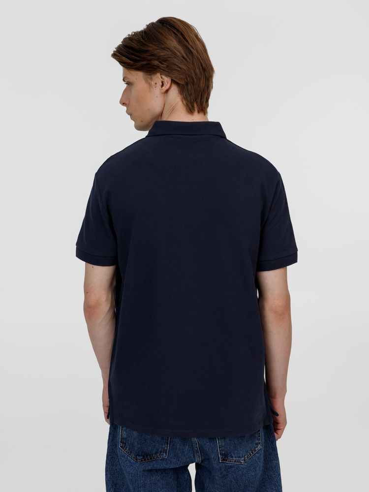 Рубашка поло унисекс Pacific, кобальт (темно-синяя), размер 5XL