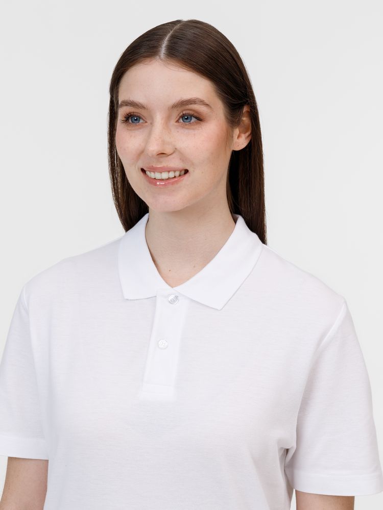 Рубашка поло унисекс Pulse, белая, размер 4XL