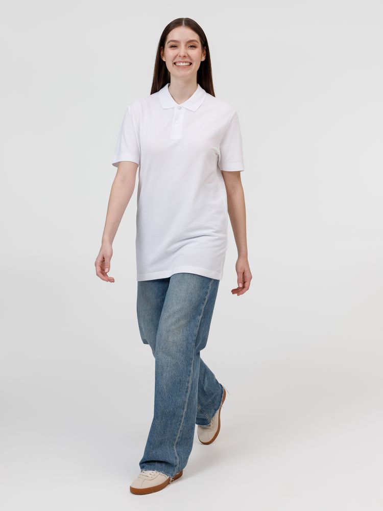 Рубашка поло унисекс Pulse, белая, размер 4XL