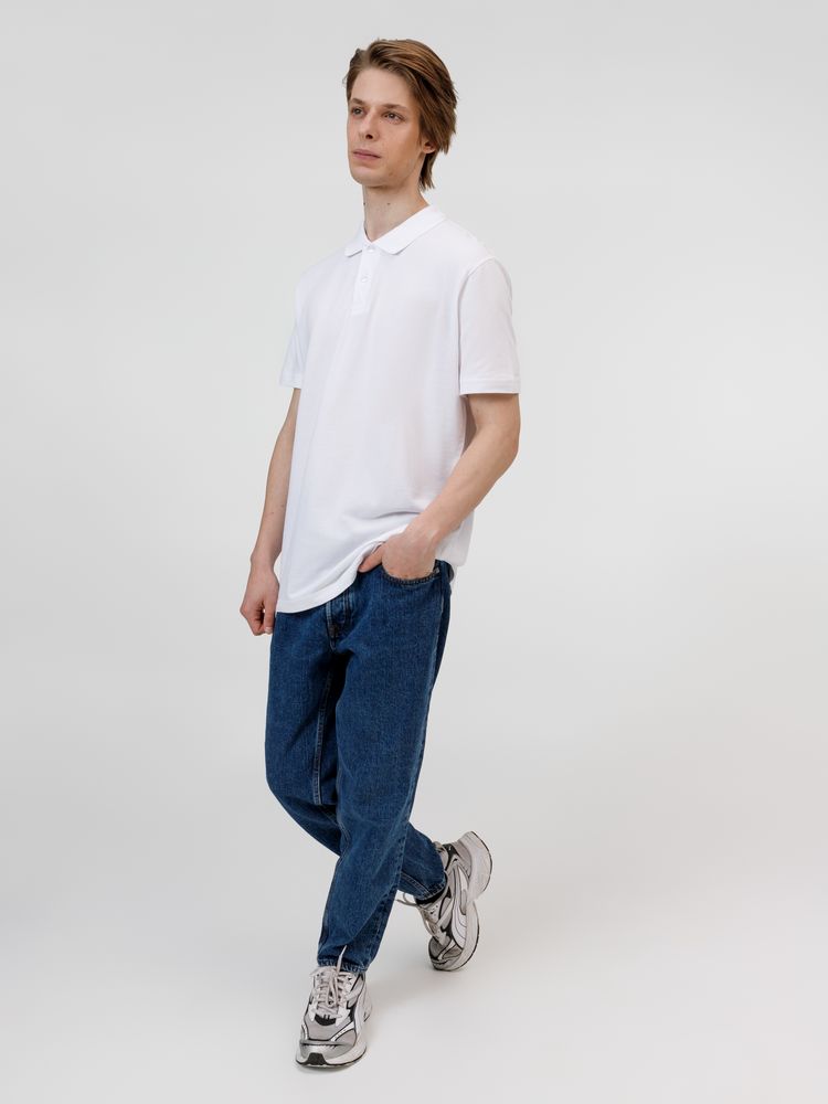 Рубашка поло унисекс Pulse, белая, размер 4XL