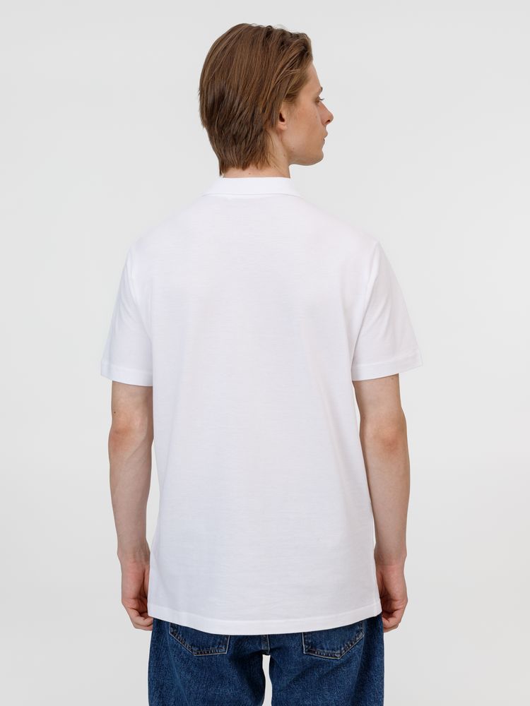 Рубашка поло унисекс Pulse, белая, размер 4XL