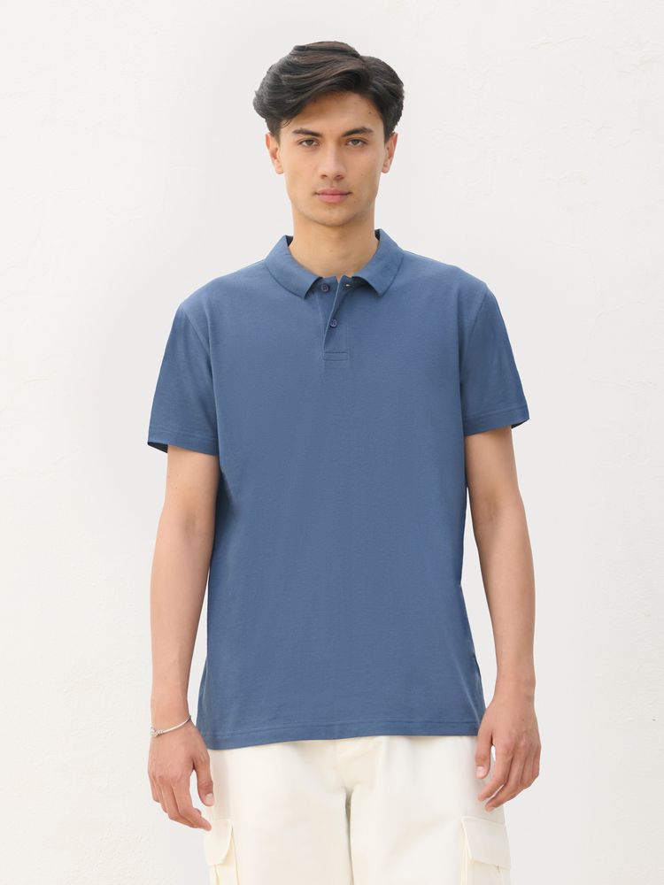 Рубашка поло унисекс Pulse, сиреневая, размер S